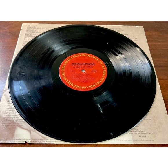 Barbra Streisand Kris Kristofferson A Star Is Born (1976) Columbia JS 34403 - Picture 8 of 9